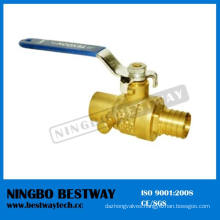 Lead Free Brass Pex Ball Valve with Drain (BW-LFB17)